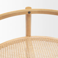 Weslyn Coffee Table Cane | Wood | Glass