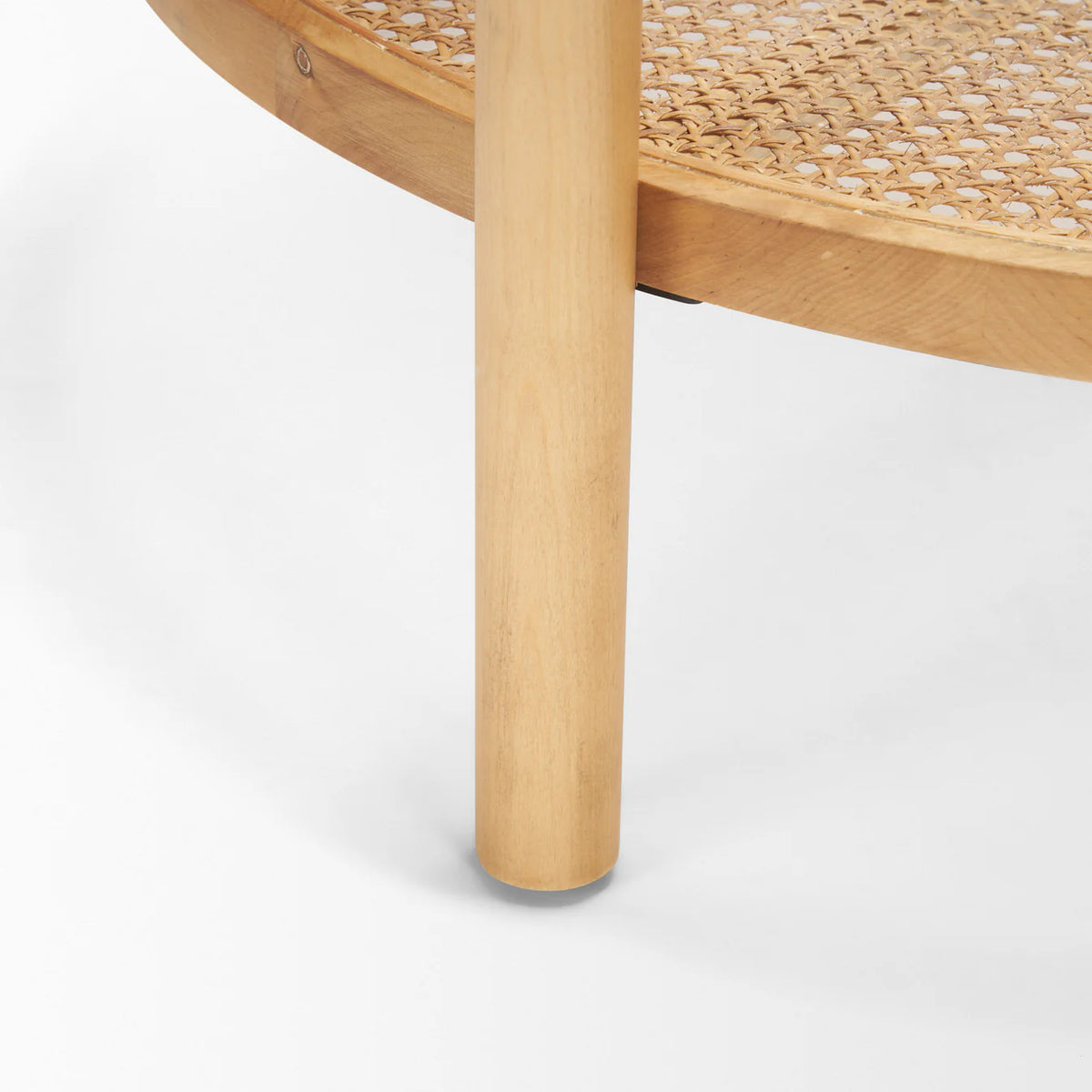 Weslyn Coffee Table Cane | Wood | Glass