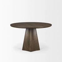 Jovani Dining Table Dark Brown | Wood | 48"