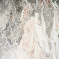 Allyson Dining Table Pink Marble | Brown Wood | 54"