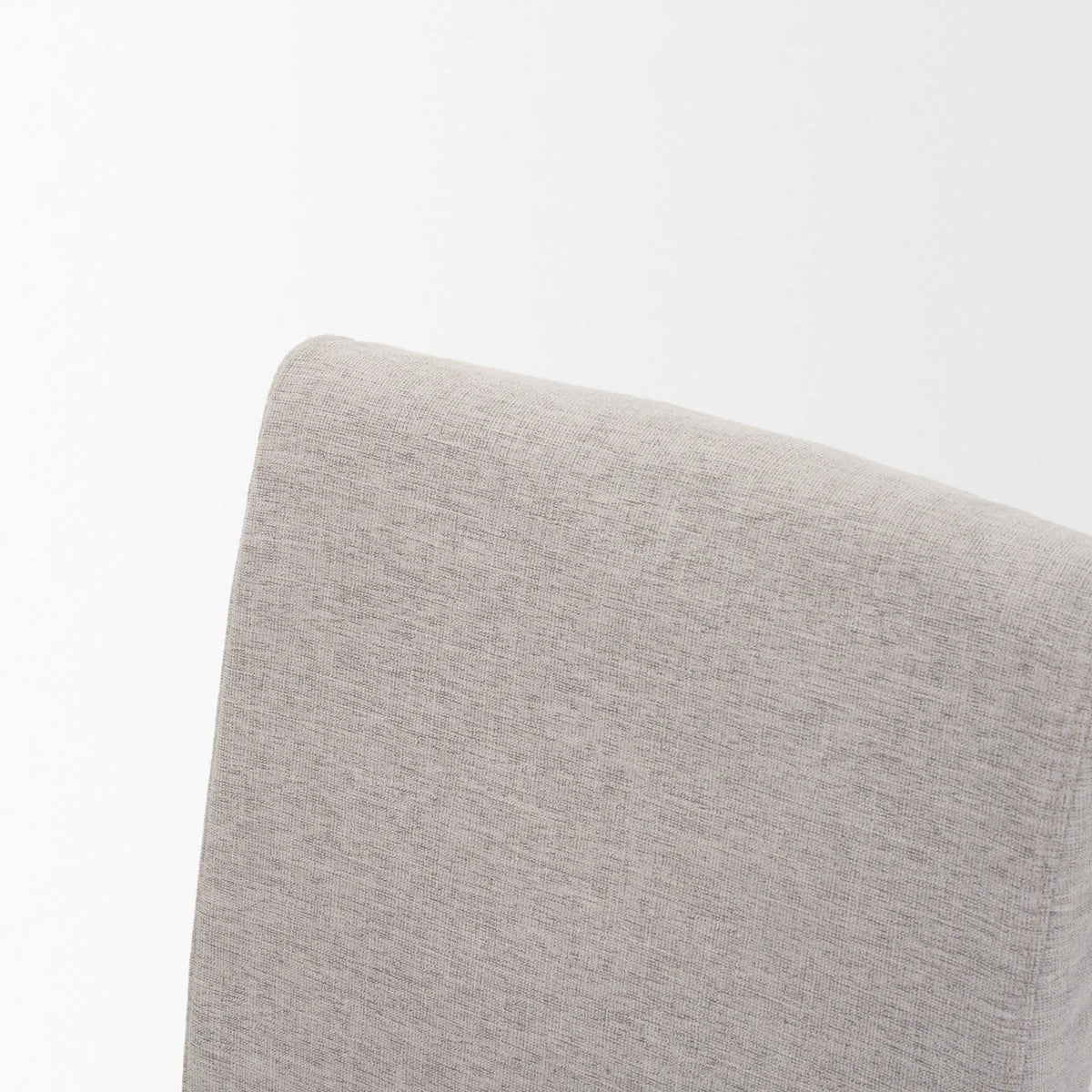 Whitley Dining Chair Grey Performance Fabric | Dark Brown Wood