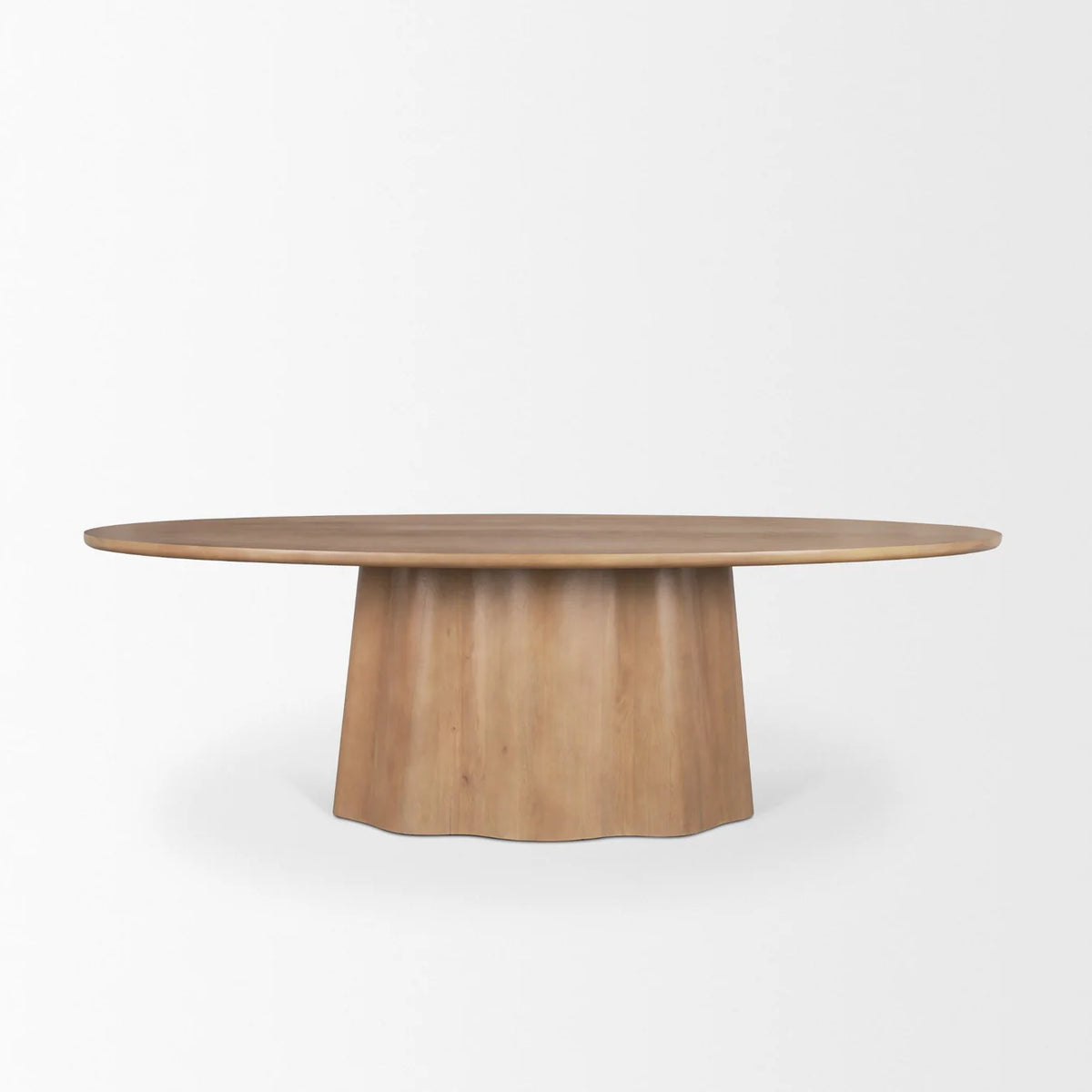 Jovani Oval Dining Table Light Brown | Wood | Oval