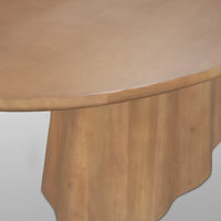 Jovani Oval Dining Table Light Brown | Wood | Oval