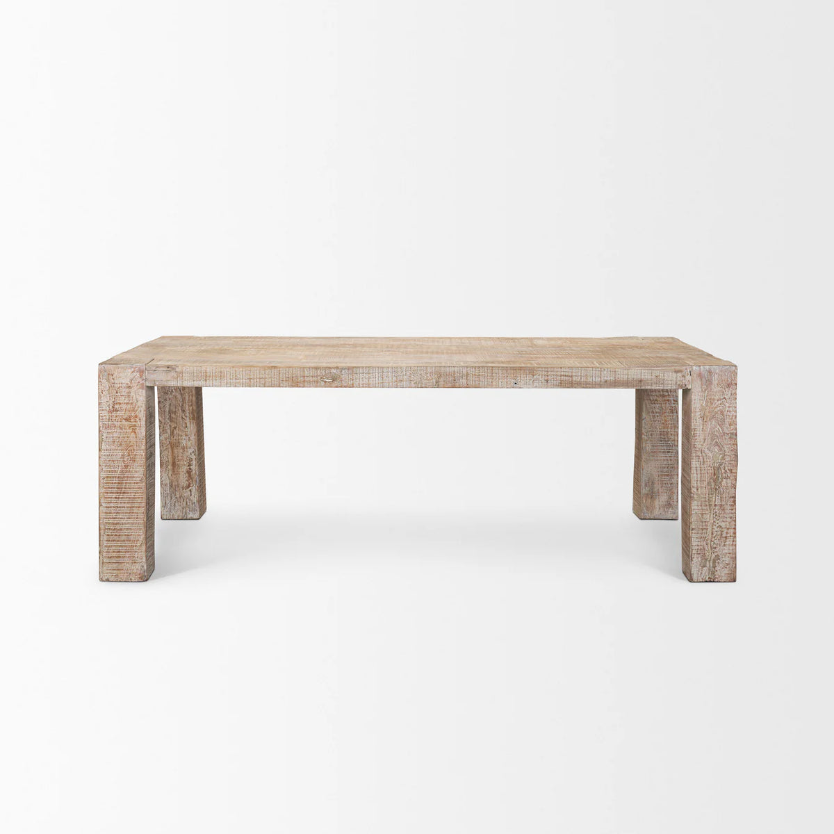 McArthur Dining Table White Wash | 84"