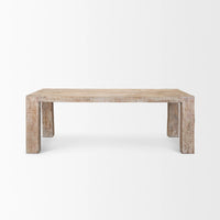 McArthur Dining Table White Wash | 84"