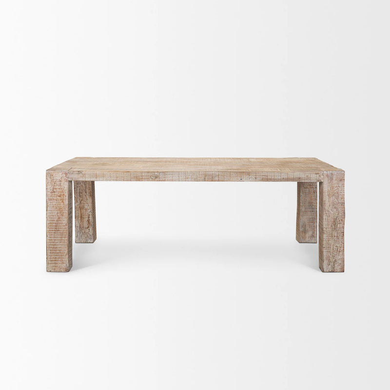 McArthur Dining Table White Wash | 84"