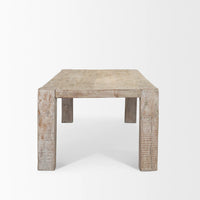 McArthur Dining Table White Wash | 94"