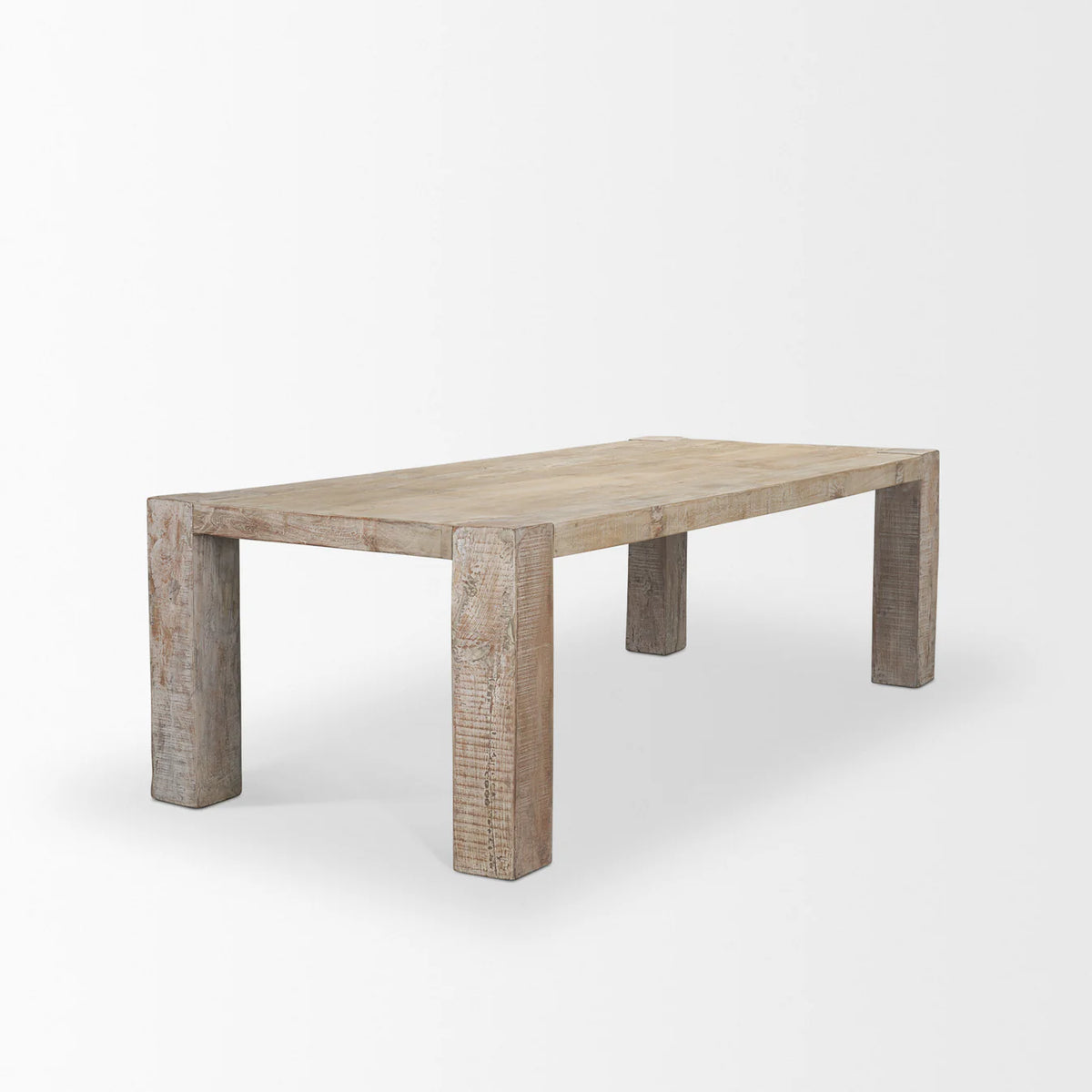 McArthur Dining Table White Wash | 94"