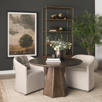 Jovani Dining Table Dark Brown | Wood | 48"