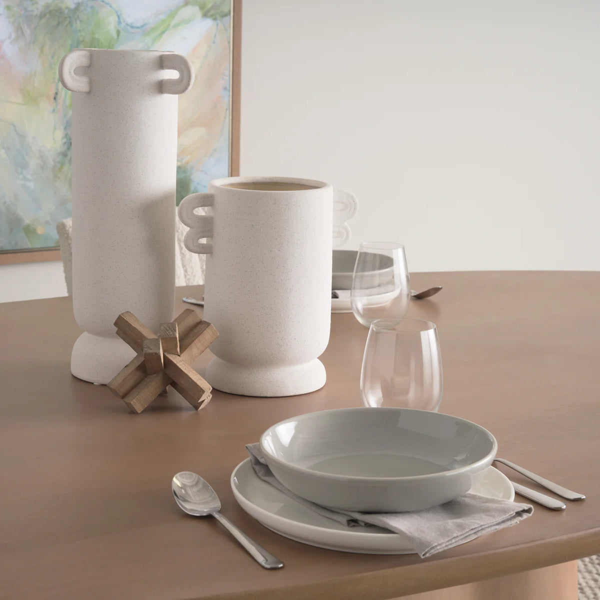 Jovani Oval Dining Table Light Brown | Wood | Oval