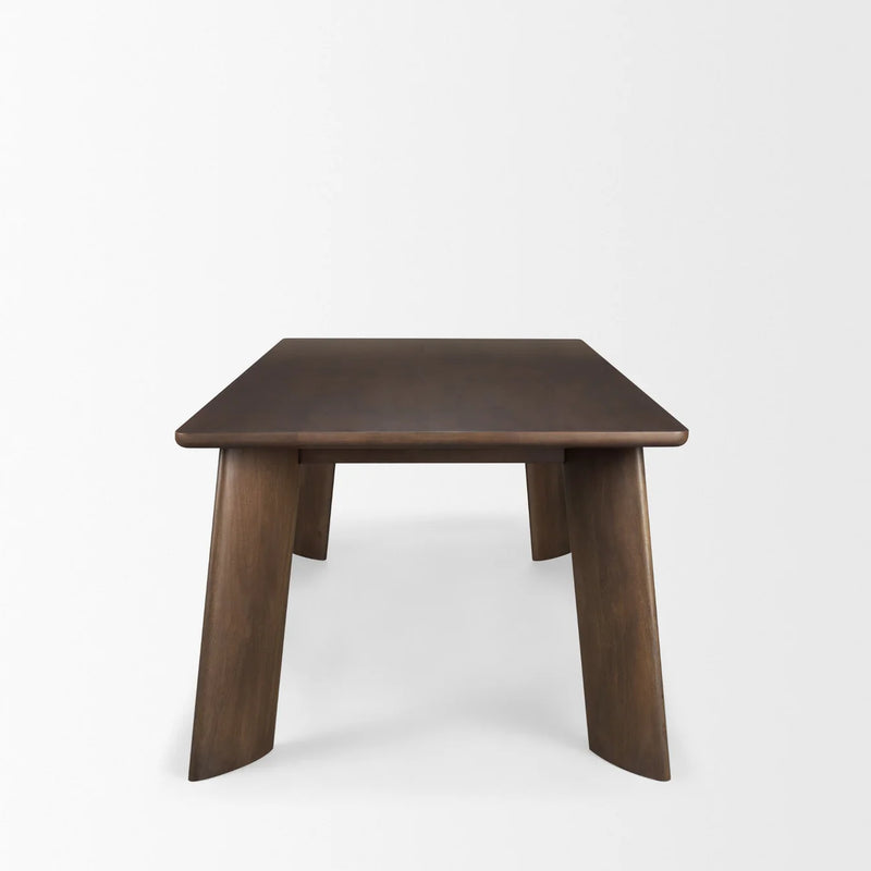 Jonan Dining Table Dark Brown | Wood
