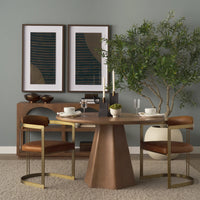 Jovani Dining Table Light Brown | Wood | 48"