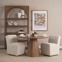 Jovani Dining Table Light Brown | Wood | 48"