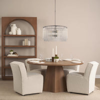 Jovani Dining Table Light Brown | Wood | 60"
