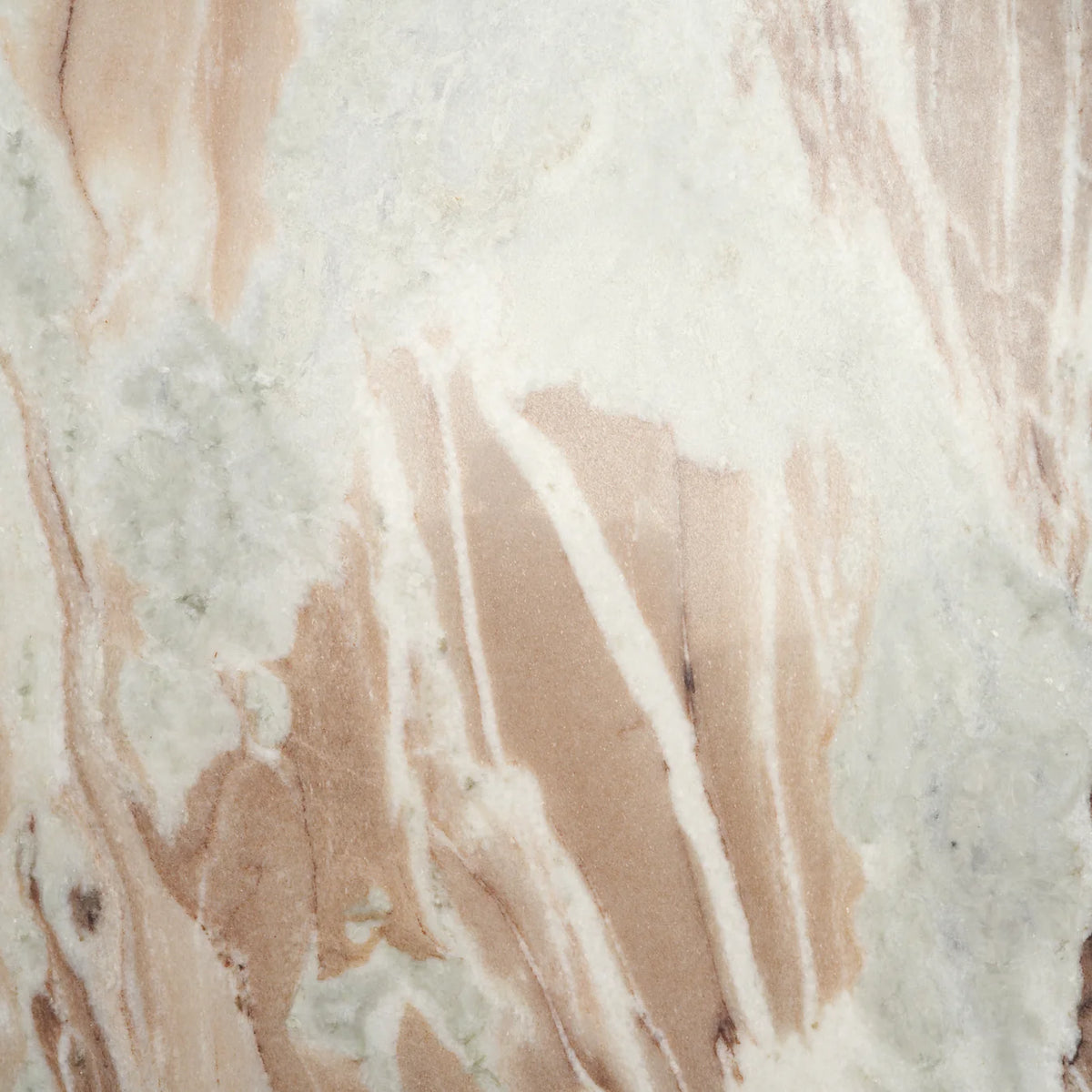 Allyson Coffee Table Pink Marble | Brown Wood