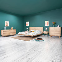 Gia Bed - Light Driftwood