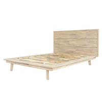 Gia Bed - Light Driftwood