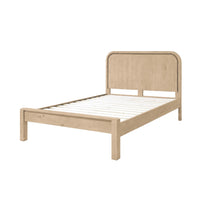 Opera Low Footboard Bed - Scrubbed Teak