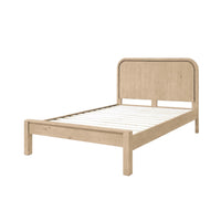 Opera Low Footboard Bed - Scrubbed Teak