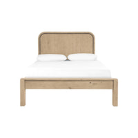 Opera Low Footboard Bed - Scrubbed Teak