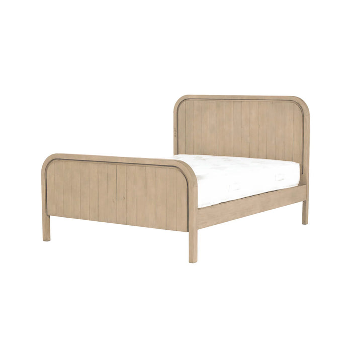 Opera High Footboard Bed - Scrubbed Teak King