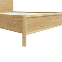 Runway Queen Bed - Light Oak