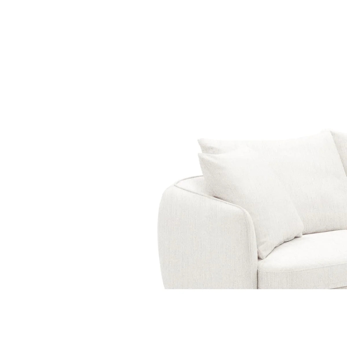 Amy Sofa | Ivory Fabric