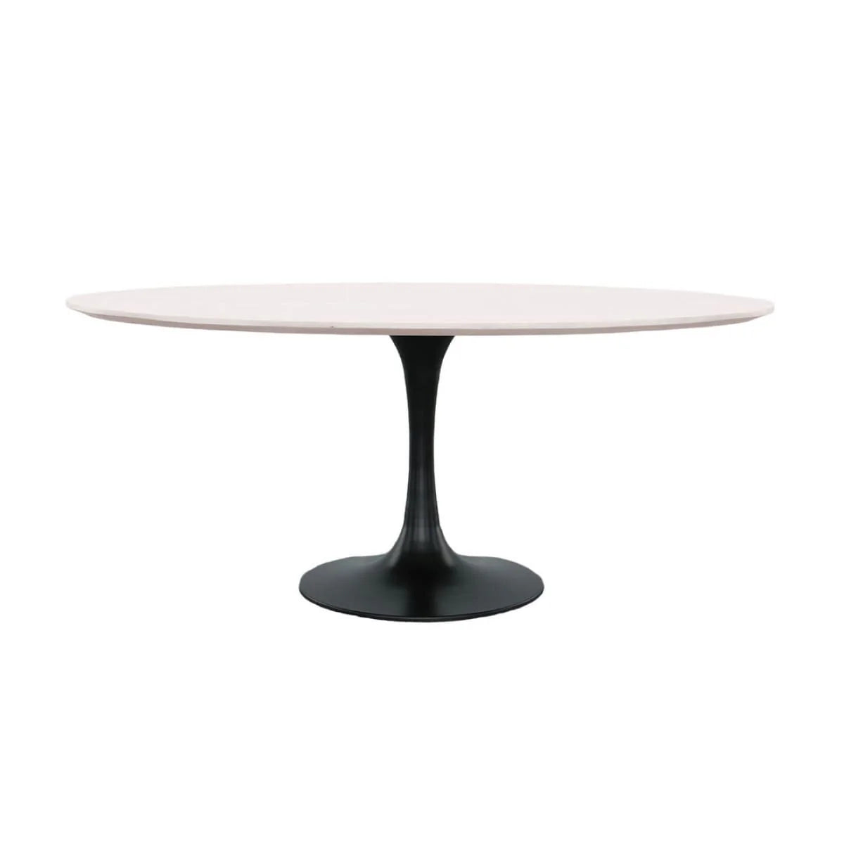 Aspen Oval Dining Table With Metal Base