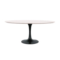 Aspen Oval Dining Table With Metal Base