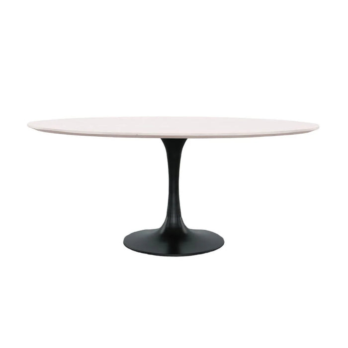 Aspen Oval Dining Table With Metal Base