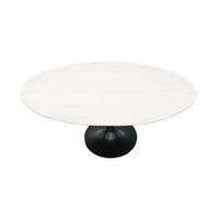 Aspen Oval Dining Table With Metal Base