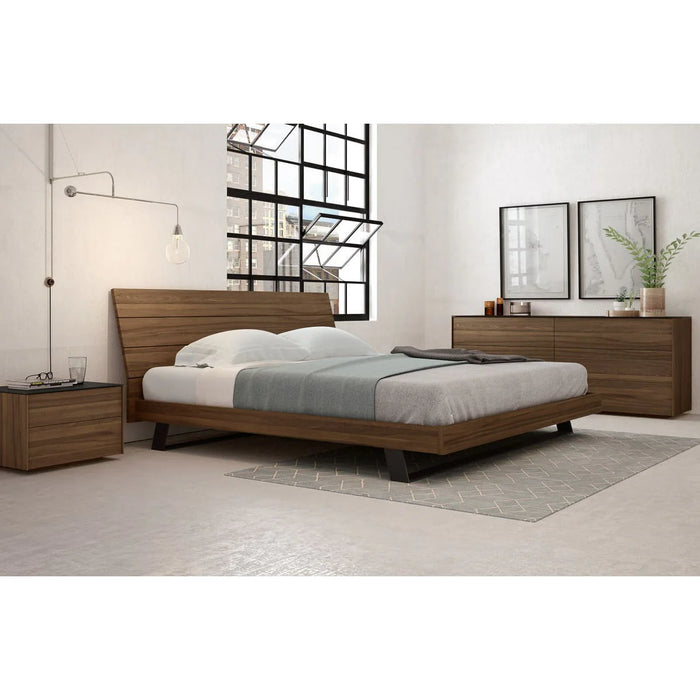 Bella Bed With Wood Headboard