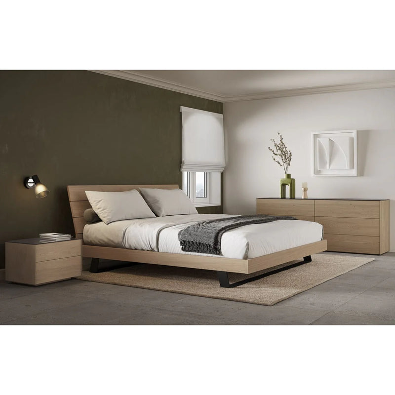 Bella Bed With Wood Headboard