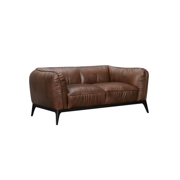 Bergen Leather Loveseat