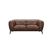 Bergen Leather Loveseat