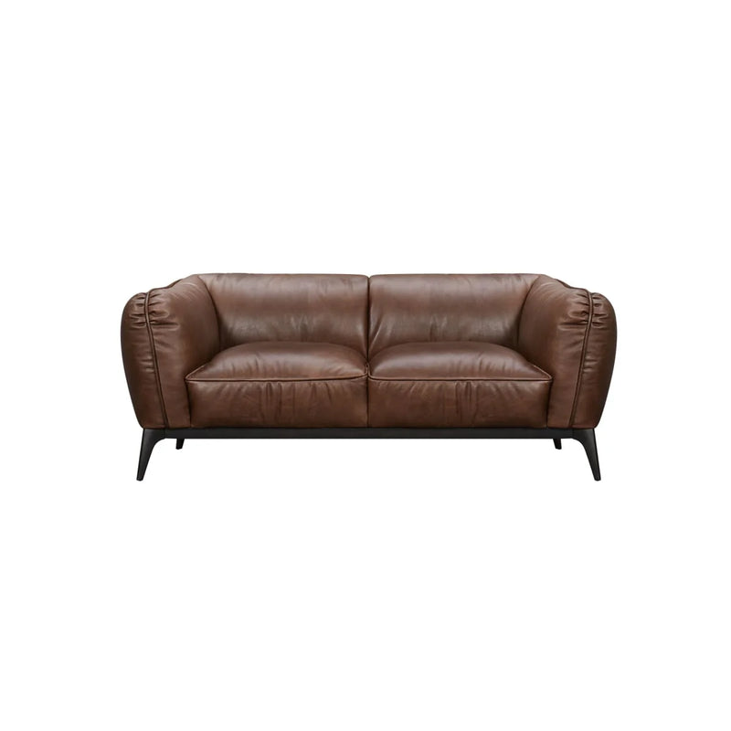 Bergen Leather Loveseat