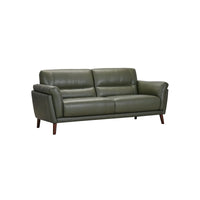 Como Leather Sofa (Tan)