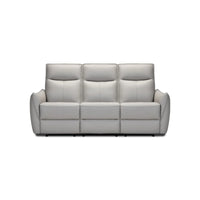 Crownmark Leather Power Recliner Sofa