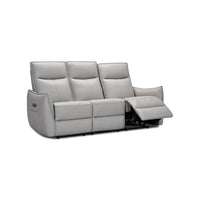 Crownmark Leather Power Recliner Sofa