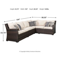 Easy Isle 3-Piece Sofa Sectional/Chair