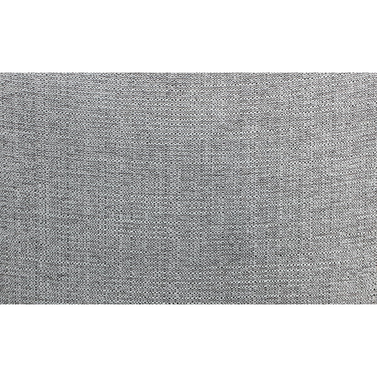 Ella Dining Chair | Black Metal & Grey Fabric