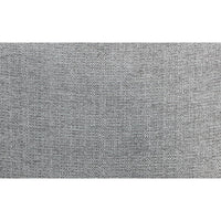 Ella Dining Chair | Black Metal & Grey Fabric