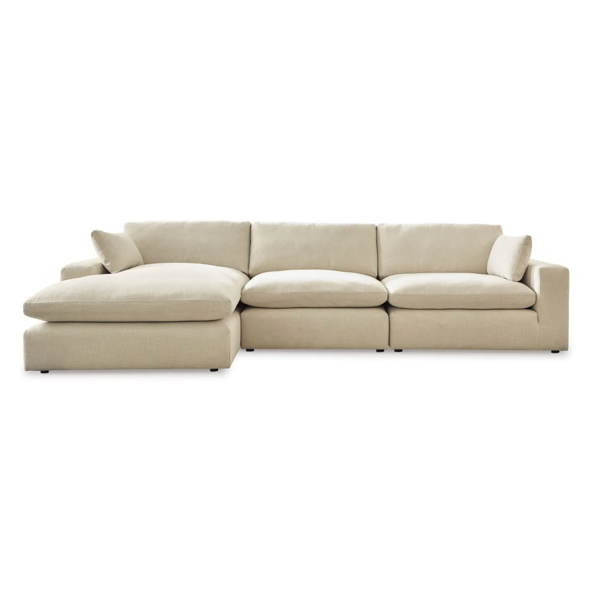 Elyza Linen Sectional with Chaise