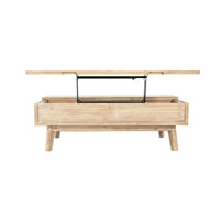Gia Coffee Table W/ Lift Top - Light Driftwood