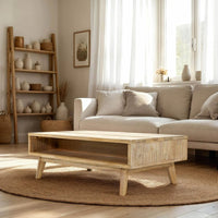Gia Coffee Table W/ Lift Top - Light Driftwood