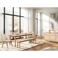 Gia Extension Dining Table - Light Driftwood