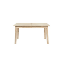 Gia Small Extension Dining Table 55/71” - Light Driftwood