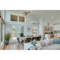 Gia Small Extension Dining Table 55/71” - Light Driftwood