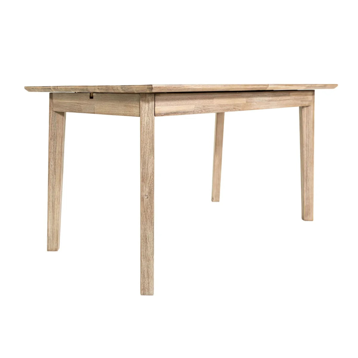 Gia Small Extension Dining Table 55/71” - Light Driftwood