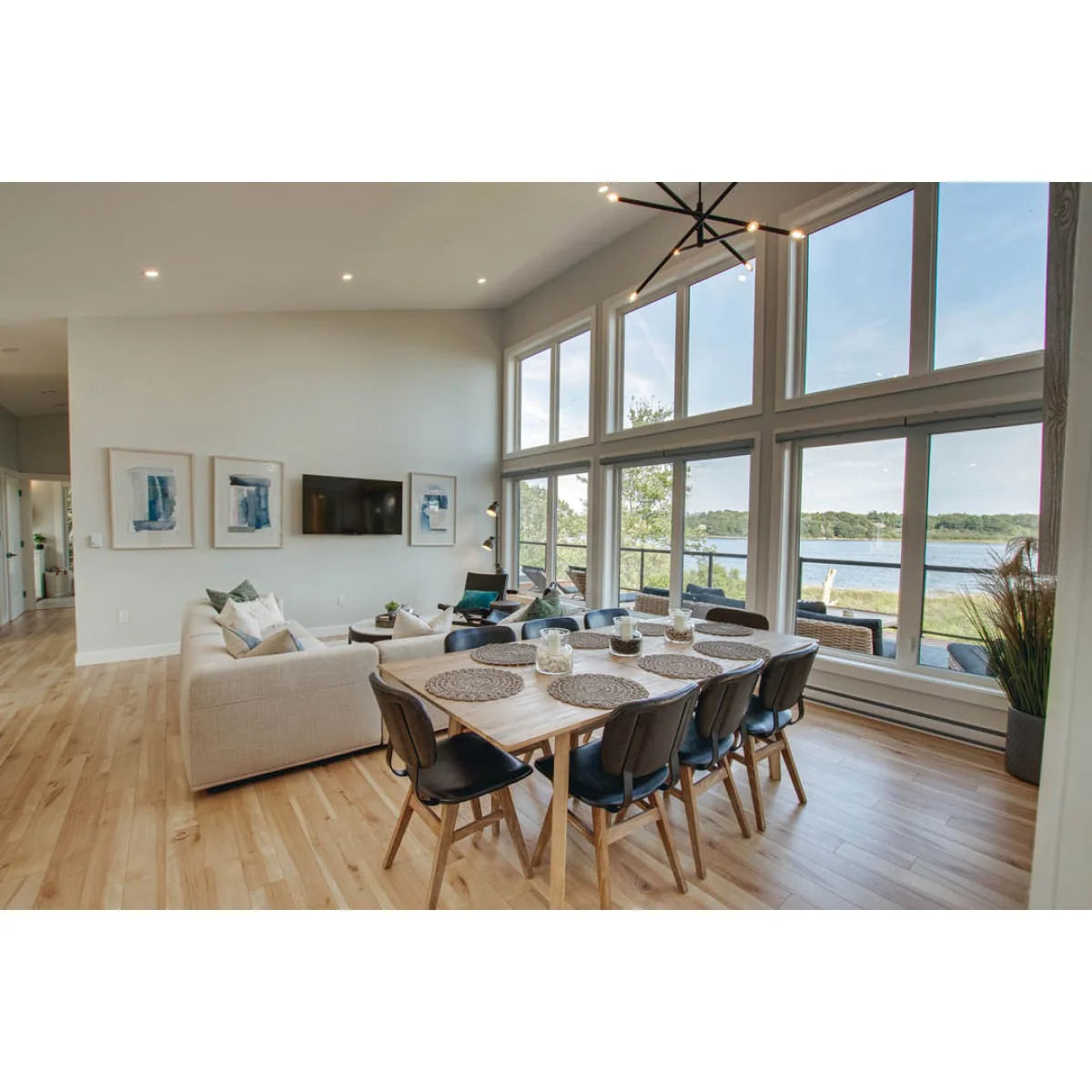 Gia Small Extension Dining Table 55/71” - Light Driftwood